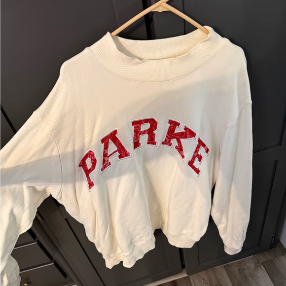 Ivory Sweater with Red Lettering - Picture 4 of 4